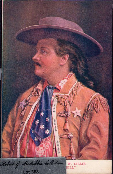 Postcard With Color Picture Of Major Gordon W. Lillie, "Pawnee Bill" UNKNOWN PHOTOGRAPHER