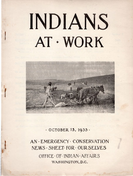 Indians At Work Magazines Indian Division, Civilian Conservation Corps