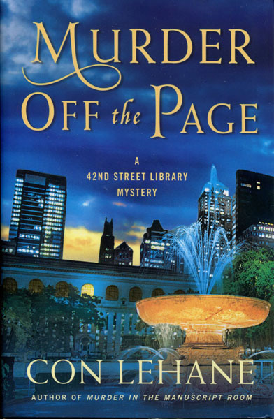 Murder Off The Page. A 42nd Street Library Mystery CON LEHANE