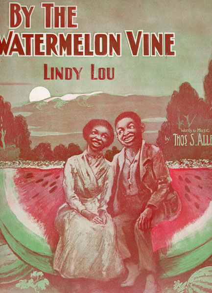 By The Watermelon Vine, Lindy Lou ALLEN, THOS S. [WORDS AND MUSIC BY]
