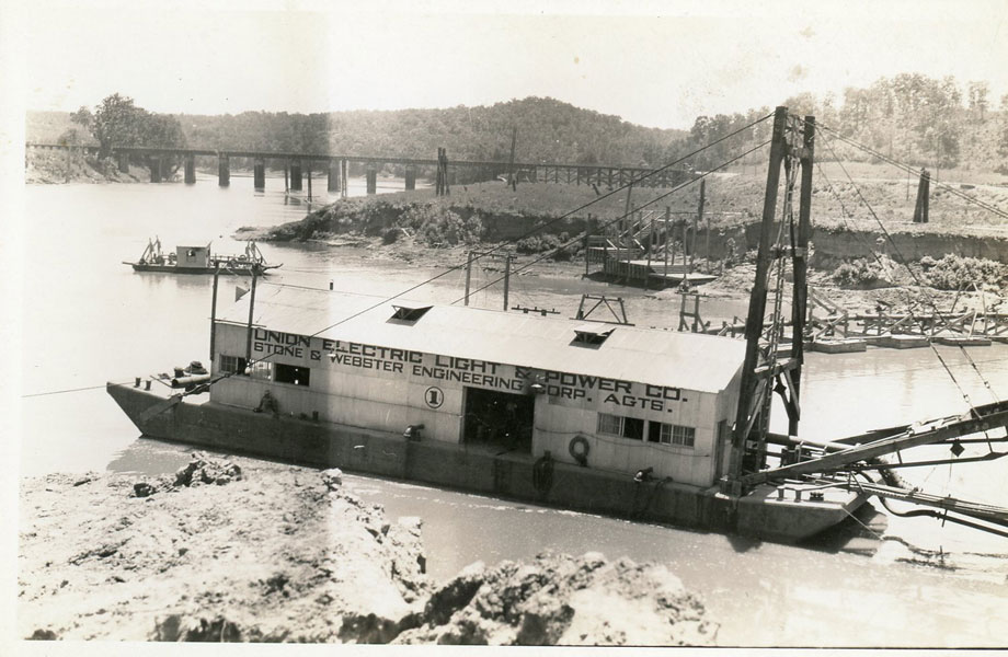 Large Collection Of Real Photograph Postcards Depicting The Construction Of Bagnell Dam In Missouri PHOTOGRAPHIC POSTCARDS