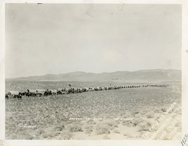 Oregon Or Bust! 300 Covered Wagons JAMES CRUZE