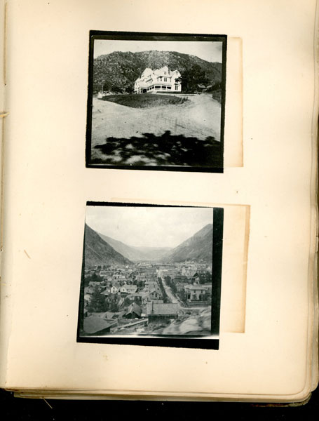 Photograph Album Documenting Estes Park, Colorado And Vicinity BAKER, FRANK E. & ANONYMOUS PHOTOGRAPHERS