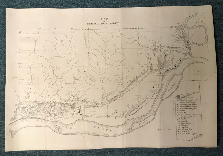 Map Of Cheyenne River Agency, South Dakota CHARLES E. MCCHESNEY