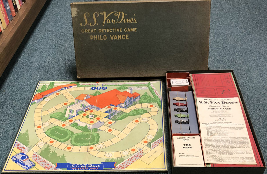 S. S. Van Dine's Great Detective Game. Philo Vance. Deluxe Edition INC PARKER BROTHERS