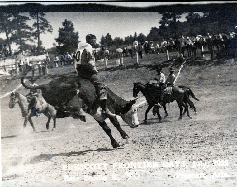 Two Prescott, Arizona Frontier Days Rodeo Photographs UNKNOWN PHOTOGRAPHER