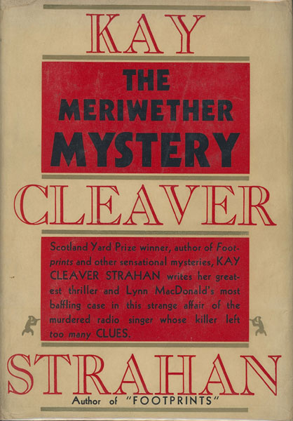 The Meriwether Mystery. KAY CLEAVER STRAHAN