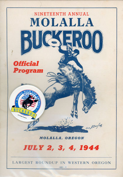 Collection Of Oregon Rodeo Programs Oregon Rodeos