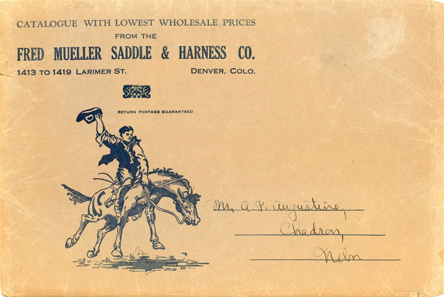 The Fred Mueller Saddle & Harness Company. Catalog 50 - 1926 THE FRED ...