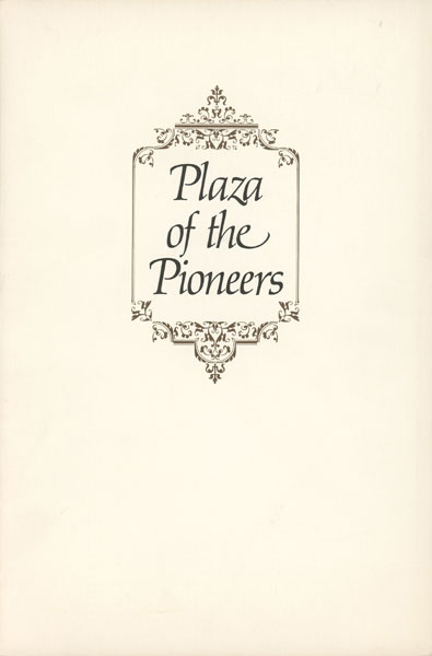 Plaza Of The Pioneers TUCSON MUSEUM OF ART