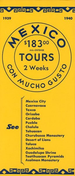 Mexico - Con Mucho Gusto Simpson Tours, Chicago, Illinois