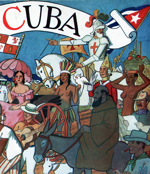 Cuba / [Title Page] Cuba: After The Hardships Of Long Days Of Navigation Across The Sea, Never Before Furrowed By European Keel, What A Reward, Cuba! Hose Enrapturing Beauty Made Columbus Exclaim The Immortal Words: "The Loveliest Land That Human Eyes Have Ever Seen" Cuban Tourist Commission