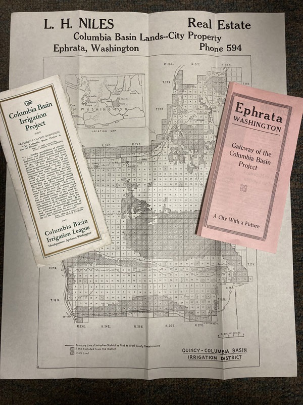 The Columbia Basin Irrigation Project [With] Ephrata, Washington, Western Gateway To The Columbia Basin And Grand Coulee Projects [With] Columbis Basin Lands--City Property Map, Ephrata, Washington COLUMBIA BASIN PROJECT
