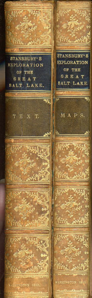 Exploration And Survey Of The Valley Of The Great Salt Lake Of Utah, Including A Reconnaissance Of A New Route Through The Rocky Mountains. CAPT HOWARD STANSBURY