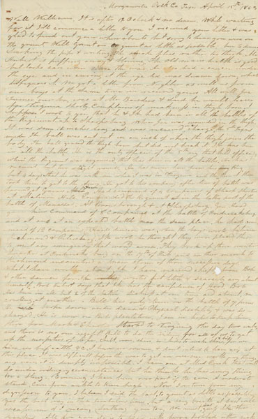 Holograph Letter Signed By Joseph A. S. Turner, Father Of Capt. Isaac Turner, 5th Texas Infantry (Hood's Brigade), Discussing The Causes And Consequences Of The Civil War JOSEPH A. S. TURNER