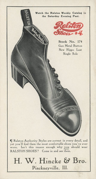 Ralston Mens Shoes H.W. Hincke & Brothers, Pinckneyville, Illinois