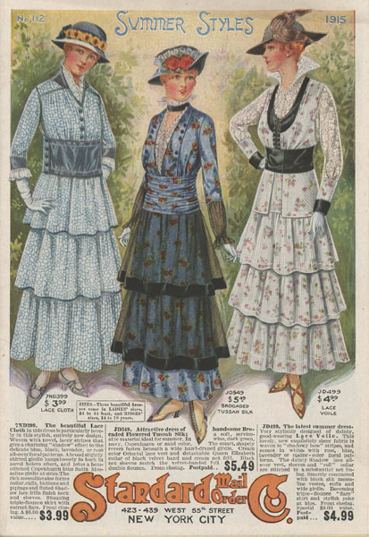 Summer Styles. No. 112 Standard Mail Order Co., New York City, New York