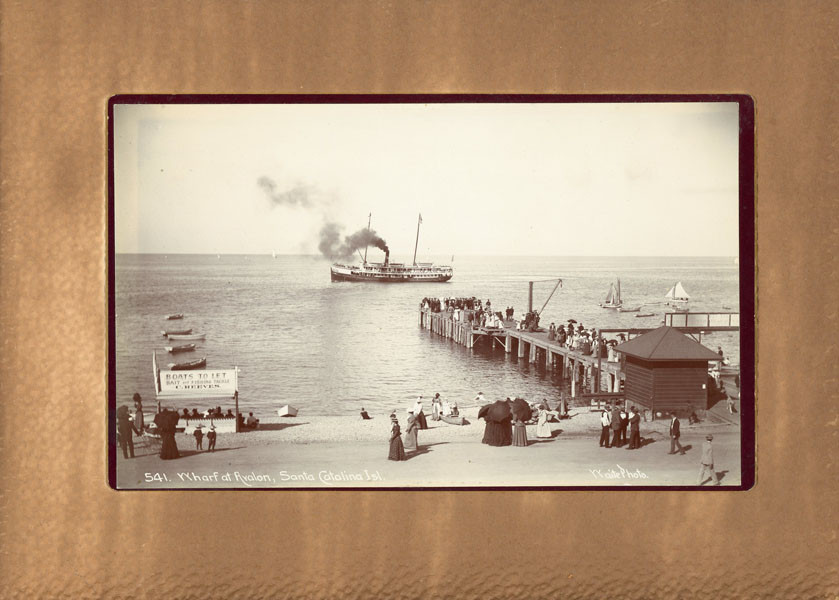 Photograph - Wharf At Avalon, Santa Catalina Isl CHARLES B WAITE