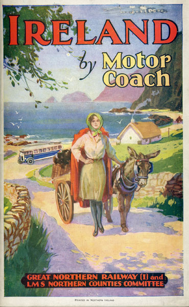 Ireland By Motor Coach (Cover Title) GREAT NORTHERN RAILWAY (I) AND LMS NORTHERN COUNTIES COMMITTEE