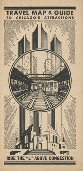 Travel Map & Guide To Chicago's Attractions - Fide The "L" Above Conestion Rapid Transit Lines