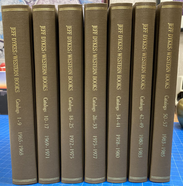 Complete Run Of Jeff Dykes Catalogues In Seven Volumes, 1 Through 57. JEFF C. DYKES