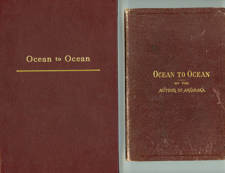 Ocean To Ocean, Pacific Railroad And Adjoining Territories With Distances And Fares Of Travel From American Cities. By The Author Of "Absaraka" MARGARET IRVIN CARRINGTON