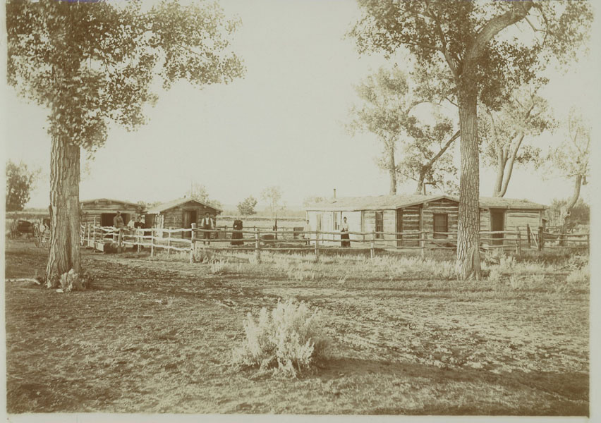 Photograph - Old E2 On The Mizpah - Frank Murphy's Ranch EVELYN J. CAMERON