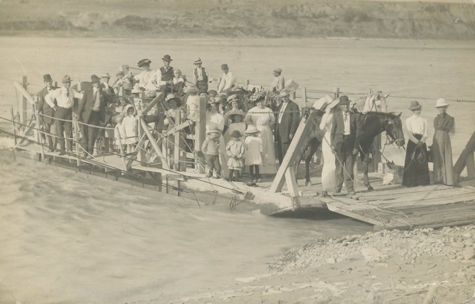 Photograph - Fallon Ferry - Fallon, Montana EVELYN J. CAMERON