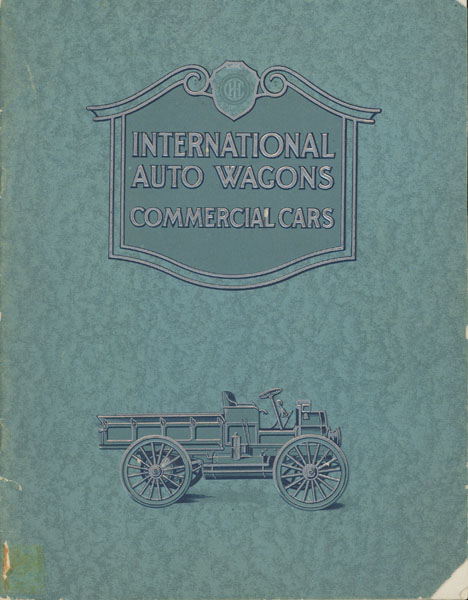 International Auto Wagons. Commercial Cars International Harvester Company, Chicago, Illinois