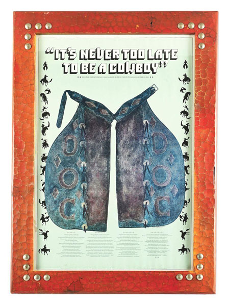 Cowboy Art, Frame And Poster: "It's Never Too Late To Be A Cowboy" Poster BURKE III, L. D. [ARTIST]