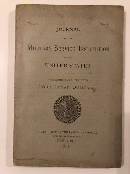 "Our Indian Question" GIBBON, GENERAL JOHN, LIEUTENANT C. E. S. WOOD, AND CAPTAIN E. BUTLER