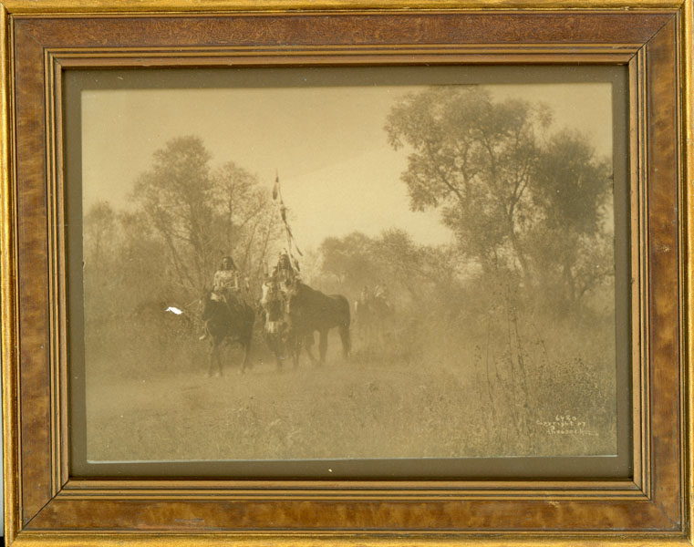 Albumen Photograph - Crow Indians THROSSEL, RICHARD [PHOTOGRAPHER]