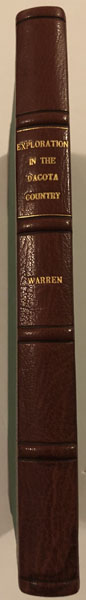 Explorations In The Dacota Country, In The Year 1855. LIEUT G. K. WARREN