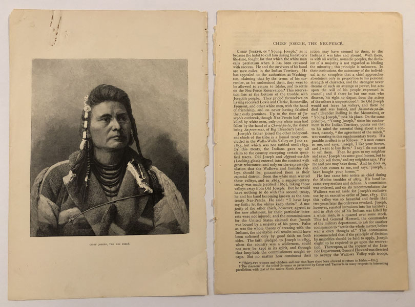 Chief Joseph, The Nez Perce C. E. S. WOOD