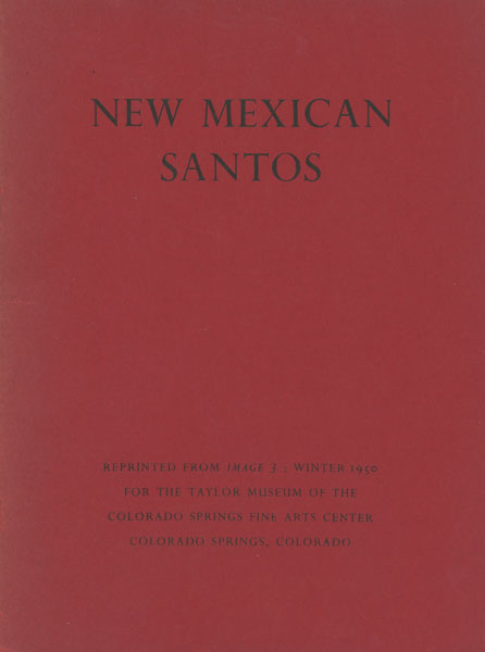 New Mexican Santos (Cover Title) MITCHELL A. WILDER