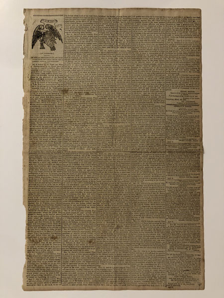 An Act To Regulate Trade And Intercourse With The Indian Tribes, And To Preserve Peace On The Frontier THOMAS-PRESIDENT JEFFERSON