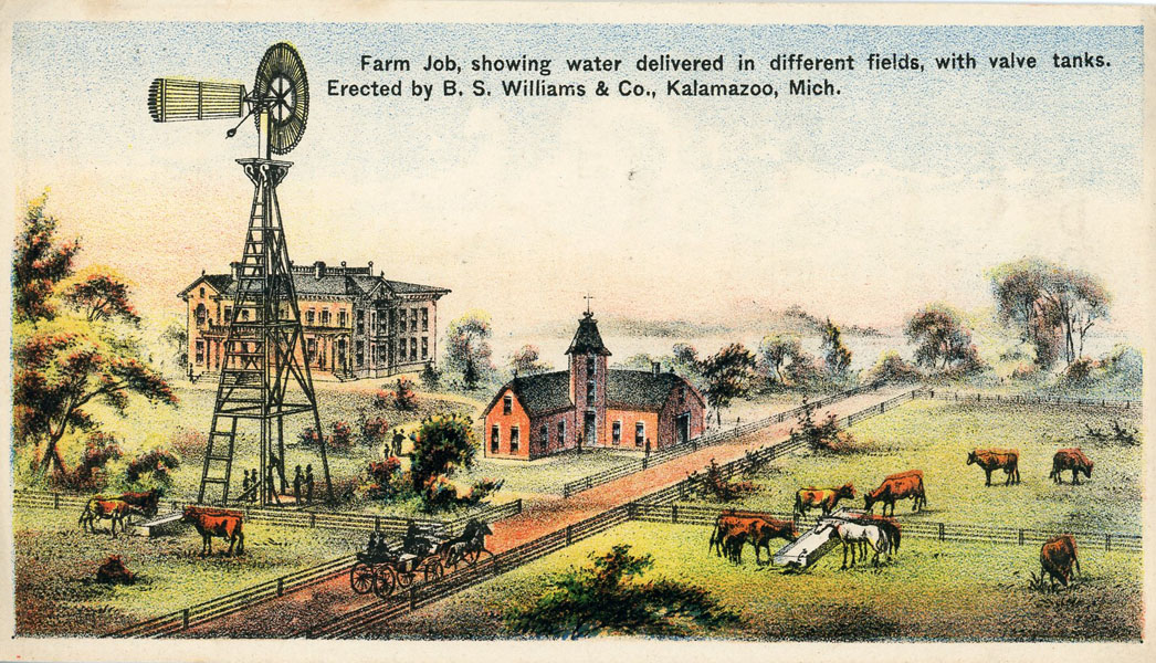 Trade Card For Wm. C. Gould, Dealer Of All Kinds Of Agricultural Implements And Farm Machinery Wm. C. Gould, Watertown, N.Y.