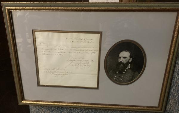 James Longstreet, Serving In Texas, Signs An Ordnance Document JAMES LONGSTREET