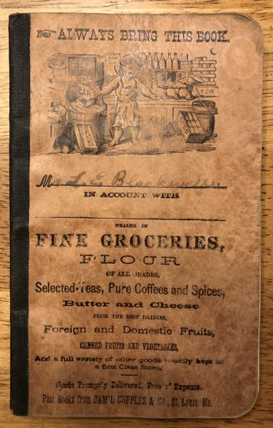 Original Wyoming And Colorado Brand Book Kept By Leander E. Blackwell, Who Operated Out Of Glenrock, Wyoming LEANDER E. BLACKWELL