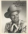 8 X 10 Photograph Of Gene Autry In Western Cowboy Dress. GENE AUTRY