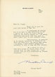 Milton Caniff Letter Dated …