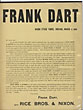 Frank Dart. Union Stock Yards, Chicago, March 8, 1895. Broadside FRANK DART