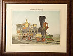 Chromolithograph Of A "Freight Locomotive. Richard Norris & Son, Locomotive Builders, Philadelphia." GEORGE W COLTON