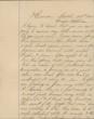 7 3/4" X 12 1/2" Four Page Holograph Letter Dated March 28, 1884, From Huron, Dakota Territory. C.F. HARRIS - Image 3