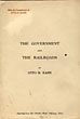 The Government And The Railroads. OTTO H. KAHN