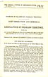 Joint Resolution And Memorial Of The Legislature Of Colorado Territory, Praying For An Increase Of Allowance Per Diem Of The Members And Officers Of The Legislative Assembly And An Increase Of Salary Of The Territorial Judges. WELD, LEWIS LEDYARD [SECRETARY OF COLORADO TERRITORY]