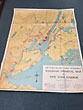 The Port Of New York Authority Railroad Terminal Map Of New York Harbor. 