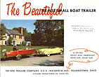 The Beautiful Tee-Nee Small Boat Trailer Tee-Nee Trailer Company, Youngstown, Ohio