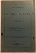 Grasses And Forage Plants Of Nebraska CHARLES E BESSEY