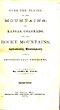 Over The Plains, On The Mountains; Or, Kansas, Colorado, And The Rocky Mountains; Agriculturally, Mineralogically And Aesthetically Described JOHN H. TICE